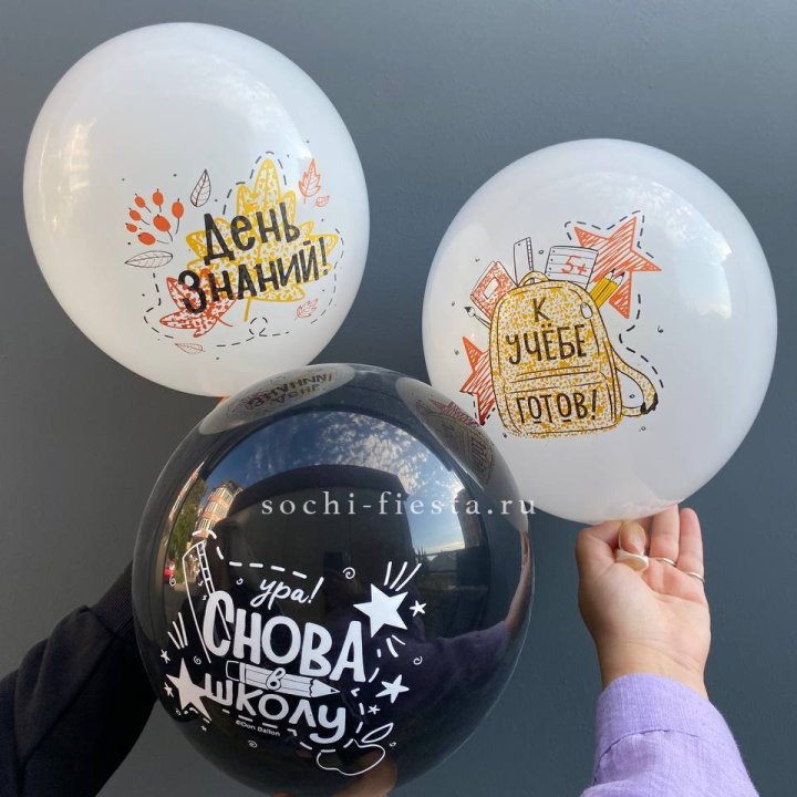 Воздушный шар к 1 сентября в Химкие