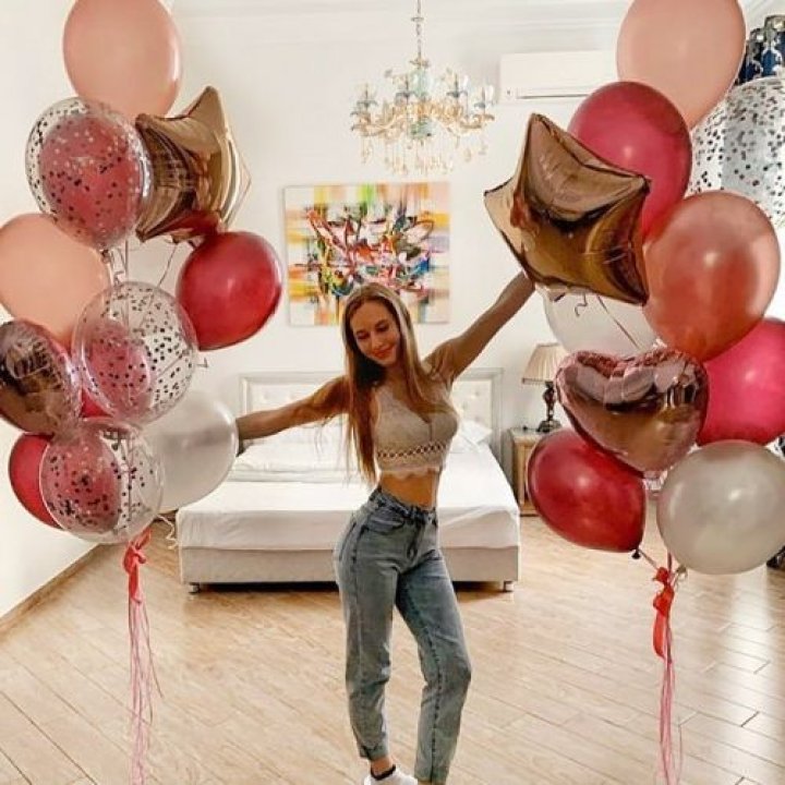 Фонтаны шаров "Селебрити" в Химкие