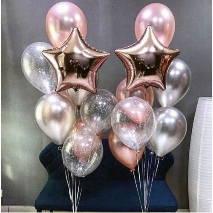 Фонтаны шаров "Дубль старт" в Химкие