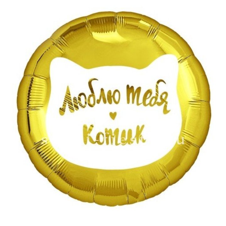 Фольгированный шар "Люблю тебя, Котик" в Химкие