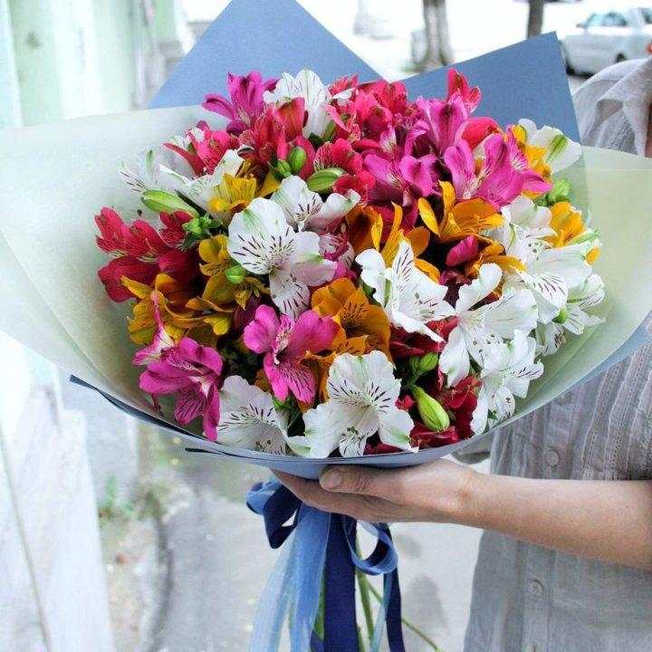 Микс альстромерий в Химкие