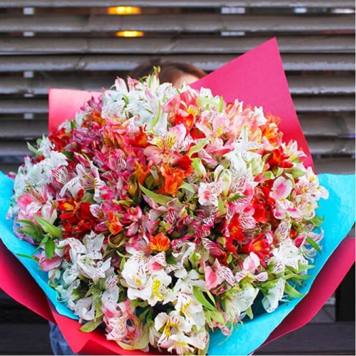 101 альстромерия в Химкие