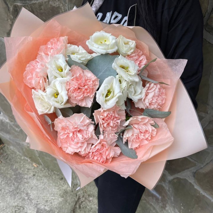  Букет диантусов "Пич" в Химкие