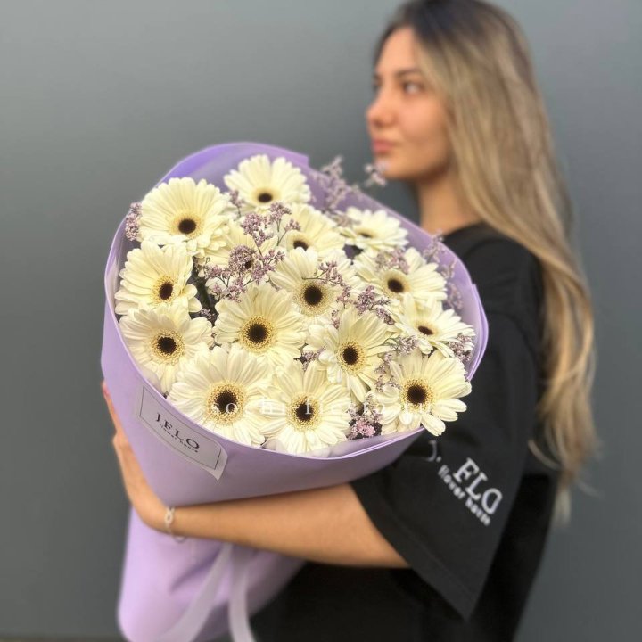 Букет голландских гербер "Лавандер" в Химкие