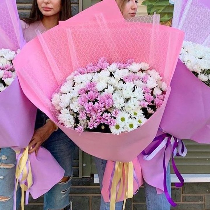 Букет хризантем №3 в Химкие