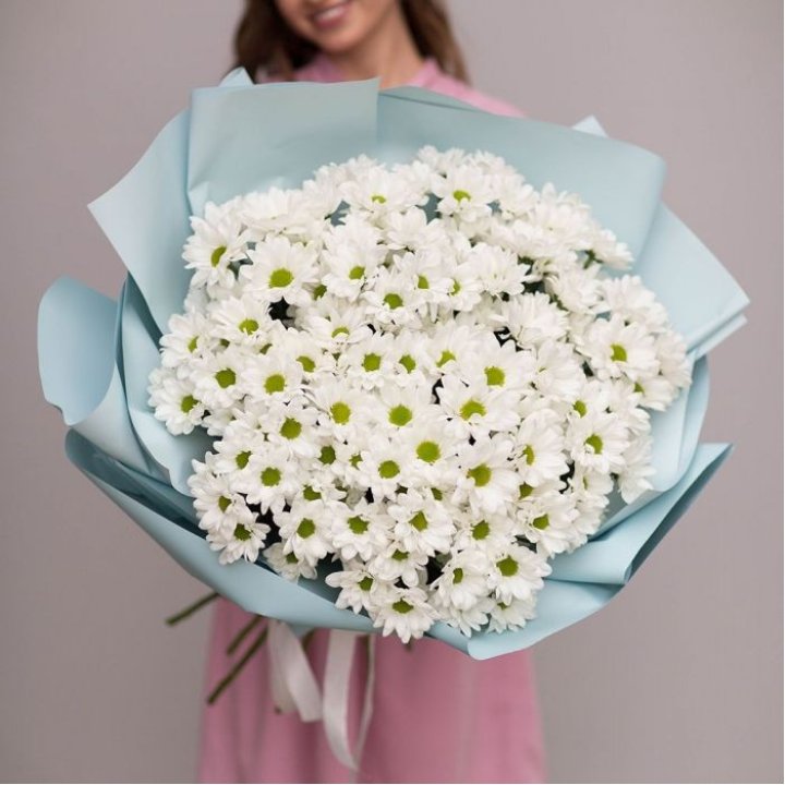  Букет хризантем "Бон-бон" в Химкие