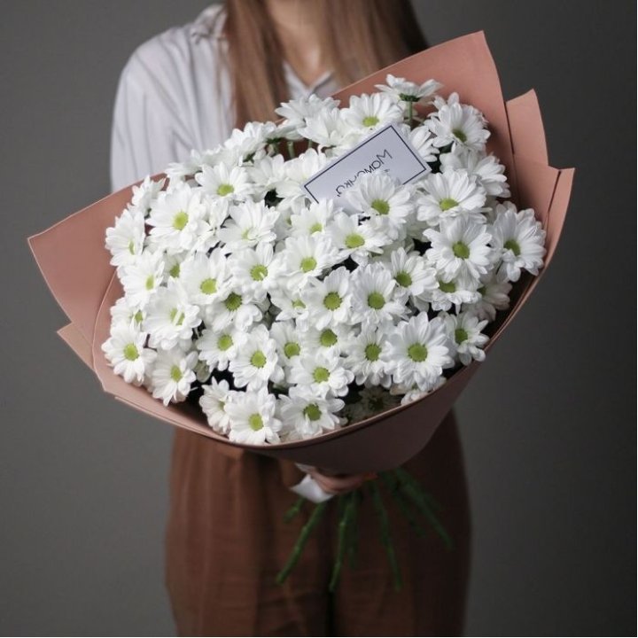 Хризантемы в крафте в Химкие