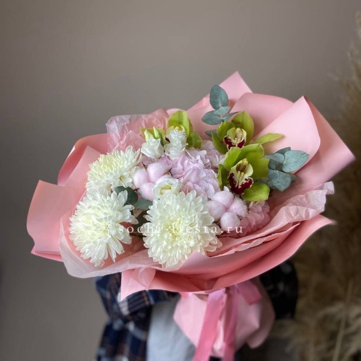  Букет с орхидеями "Вита" в Химкие