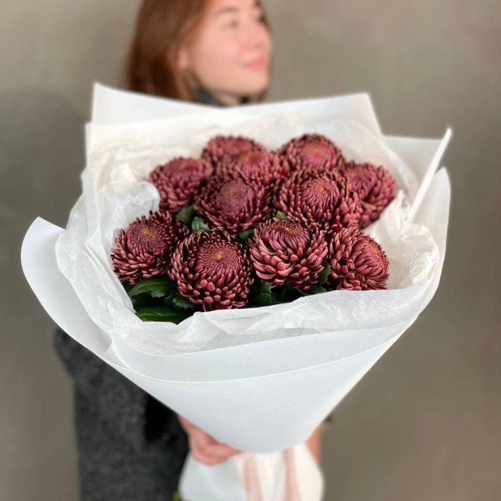 Букет хризантем "Касиопия" в Химкие