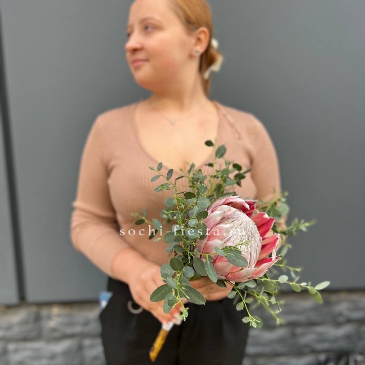 Свадебный букет "Протея" в Химкие