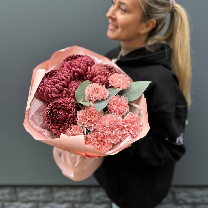 Дуо диантусы и бигуди в Химкие