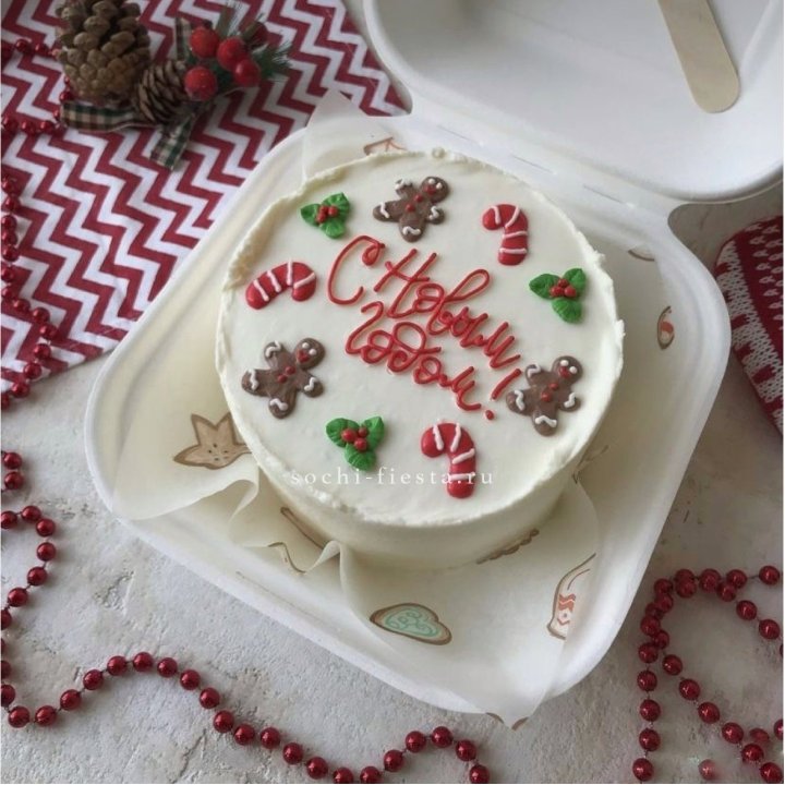 Бенто-торт "С Новым Годом!" в Химкие