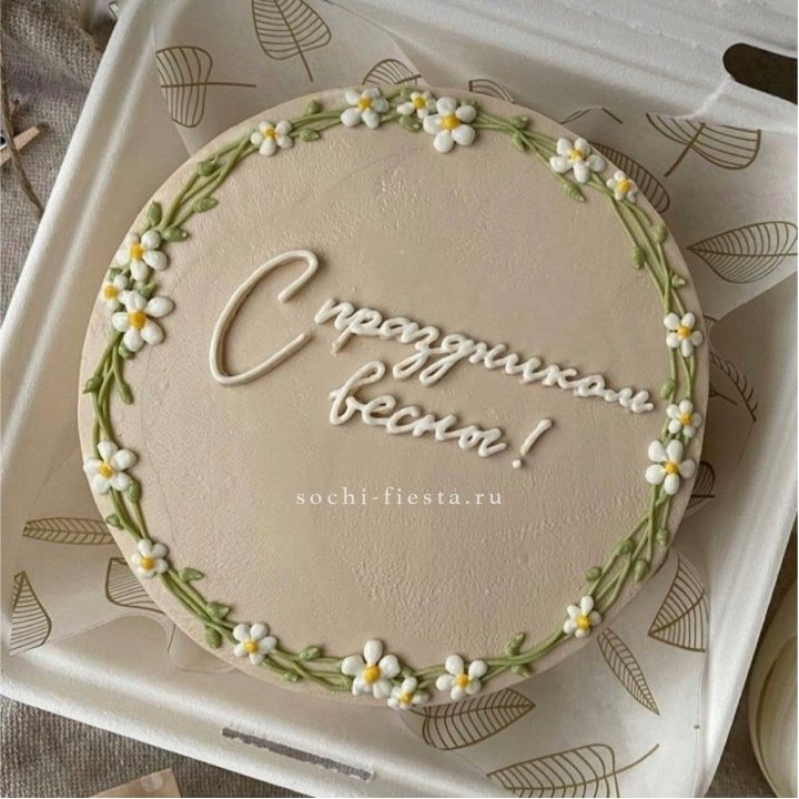 Бенто-торт "C праздником весны!"  в Химкие