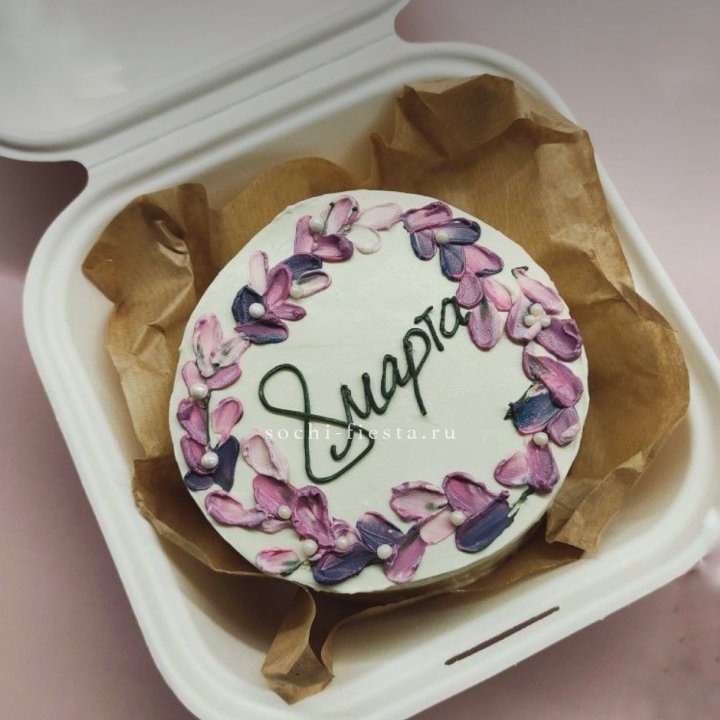 Бенто-торт "8 марта цветы"  в Химкие