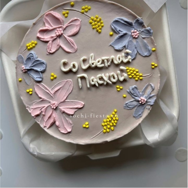 Бенто-торт "Светлой Пасхи" 3 в Химкие
