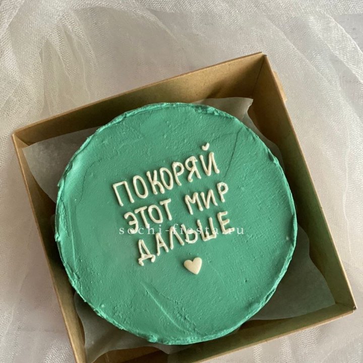 Бенто-торт "Покоряй этот мир" в Химкие