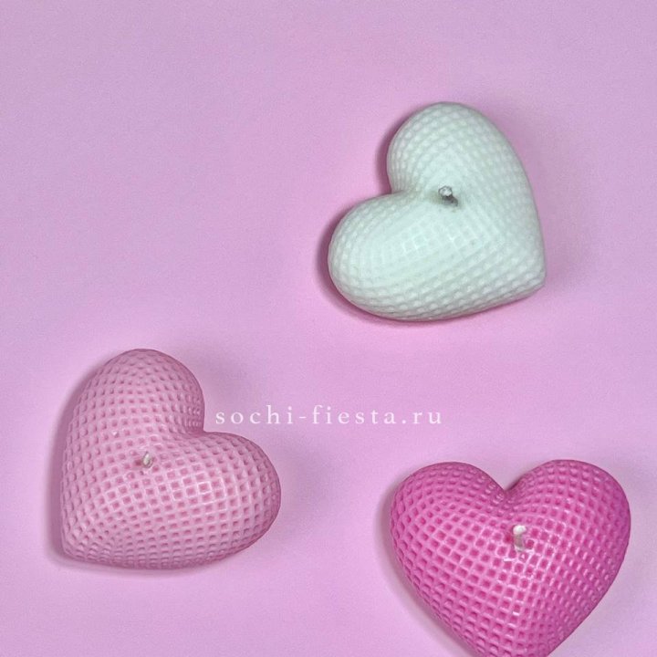 Набор свеч сердец в Химкие