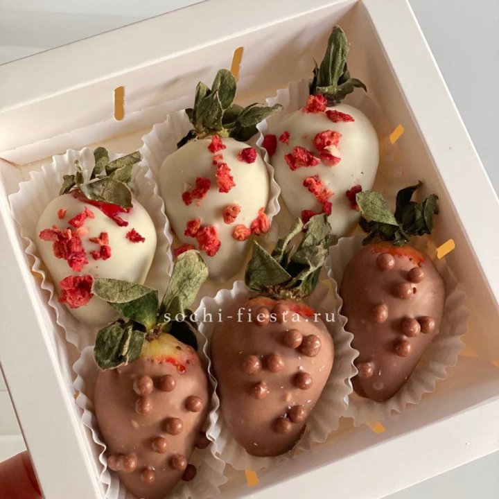 Клубника в шоколаде 6 ягод в Химкие