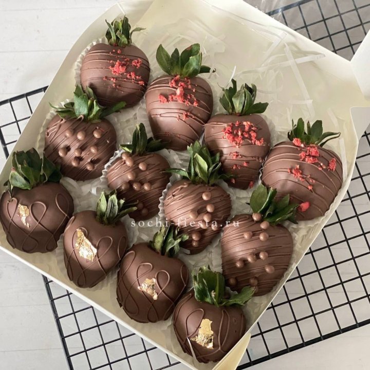 Клубника в шоколаде 12 ягод в Химкие