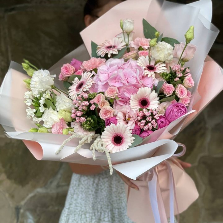 Авторский букет Пич в Химкие