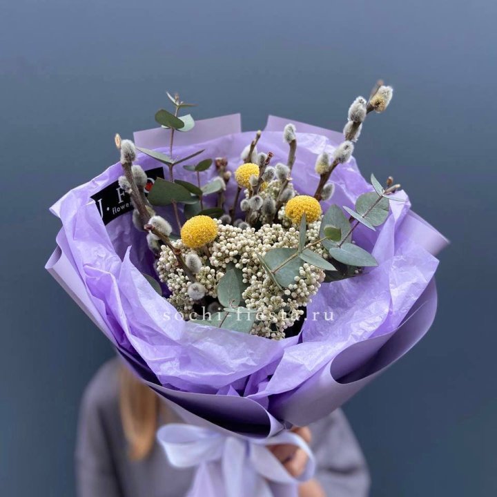 Букет с Вербой №1 в Химкие