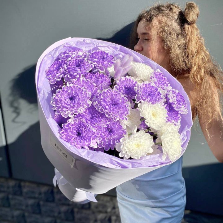  Букет хризантем "Сирена" в Химкие