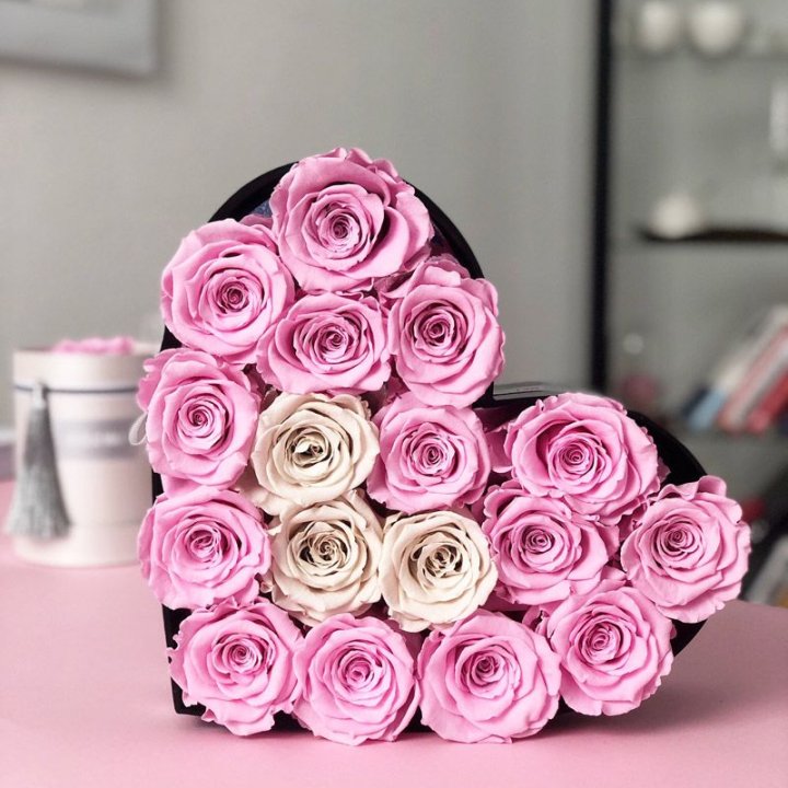 Сердце из роз в Химкие