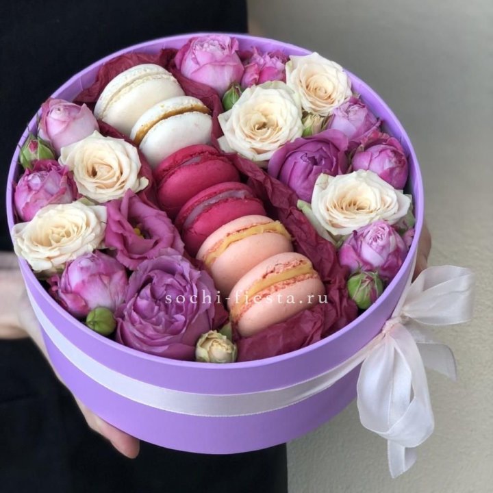 Цветочный бокс "Лаванди" в Химкие