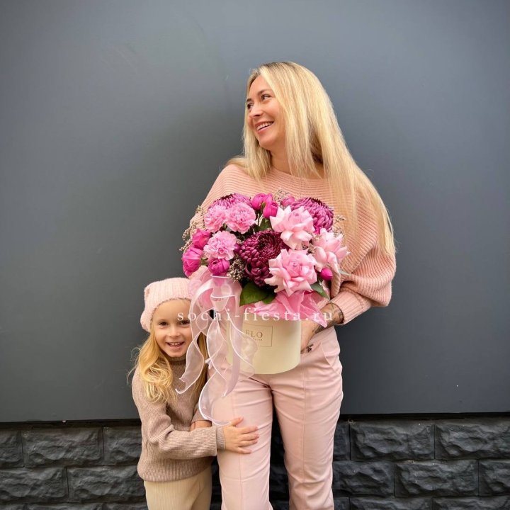 Цветочный бокс "Альба" в Химкие