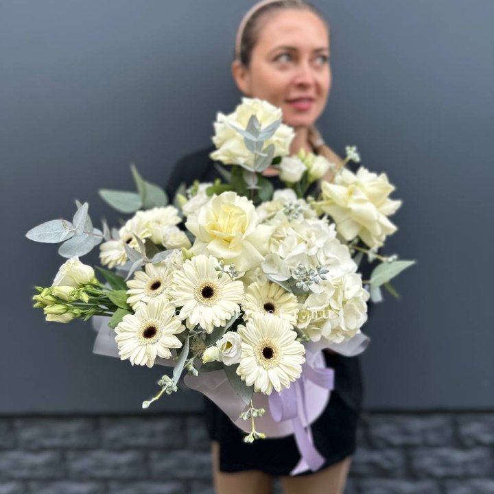 Цветочный бокс "Лавандовый сон" в Химкие