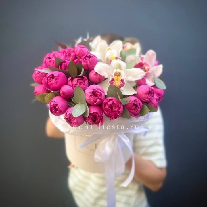 Бокс дуо мисти и орхидеи в Химкие