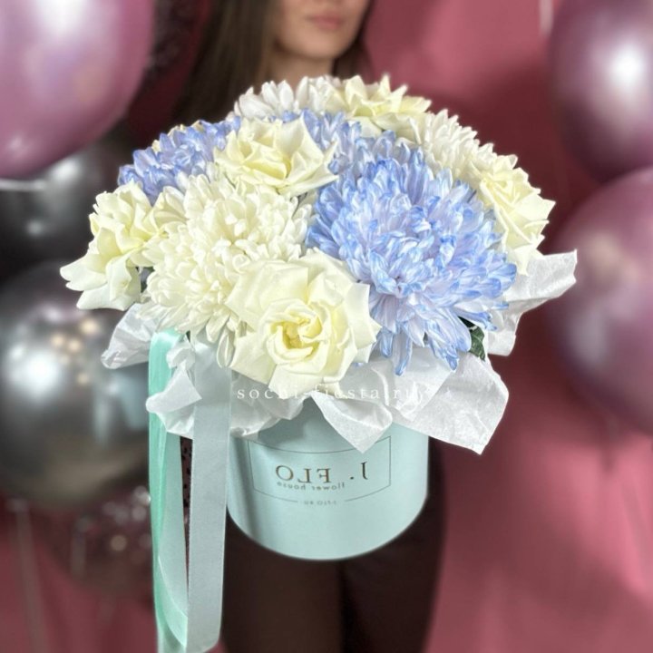 Коробка с цветами "Вольта" в Химкие