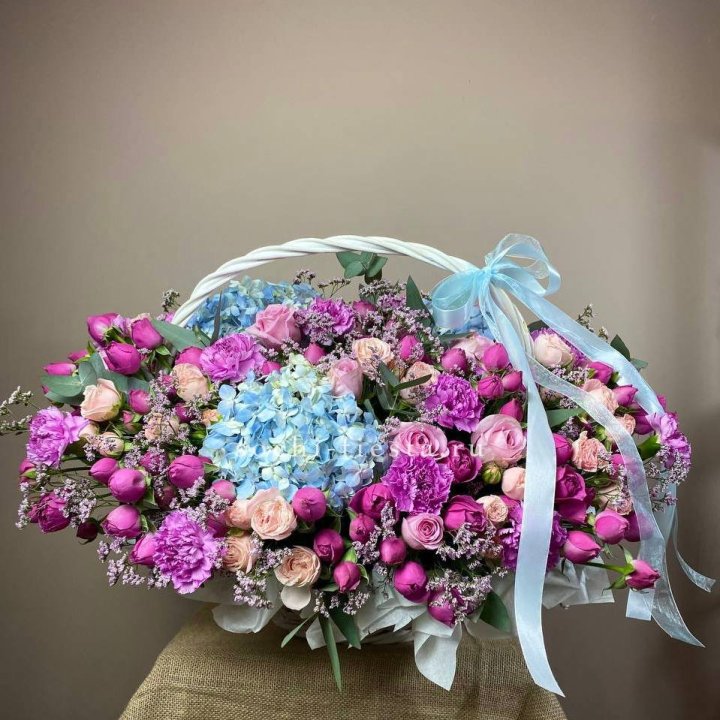 Авторская корзина "Лавандерия" в Химкие