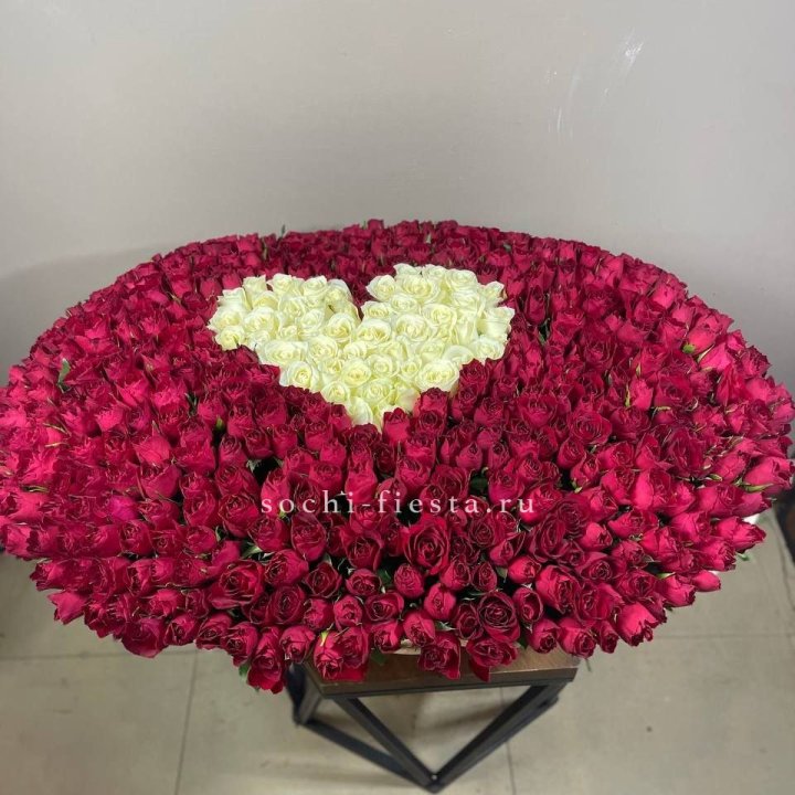 501 роза в корзине в Химкие