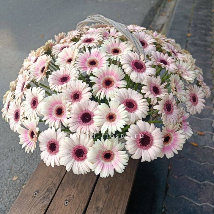 Корзина с герберами  в Химкие