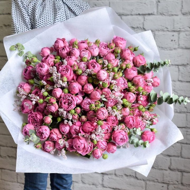 51 кустовая роза в Химкие