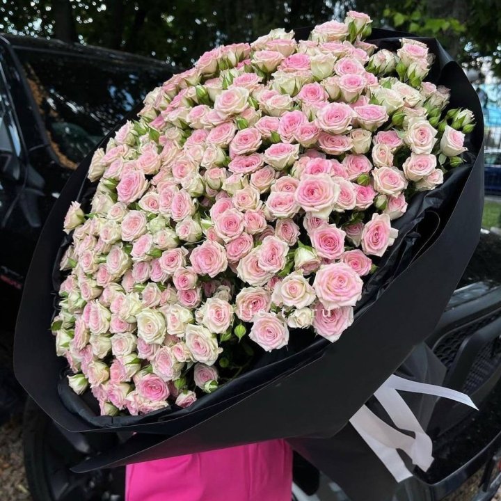 101 кустовая роза "Твистер" в Химкие