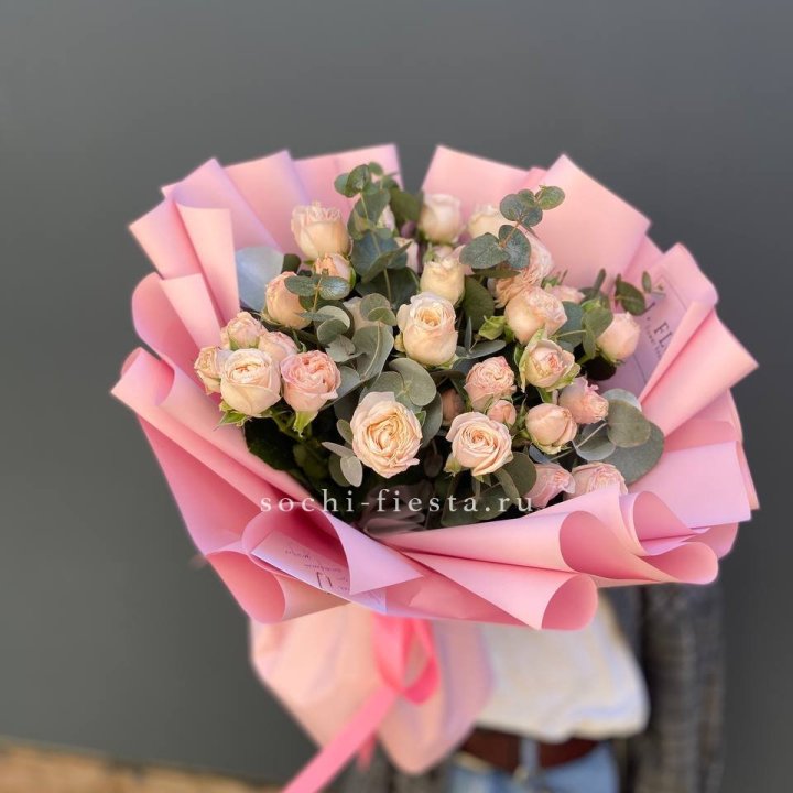 Букет пионовидных роз Cute Love в Химкие