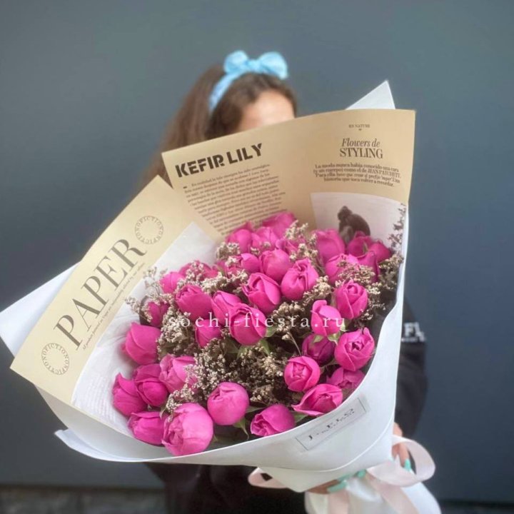 Пионовидные розы баблс №3 в Химкие