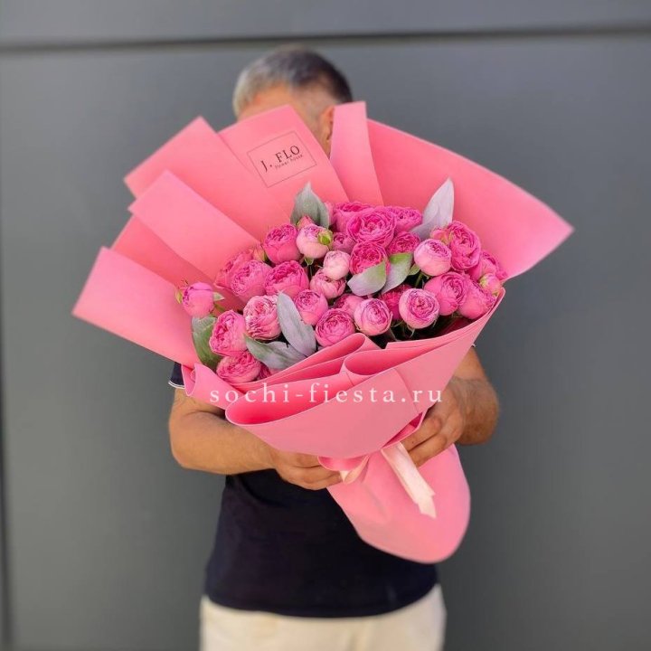 Пионовидные розы баблс №2 в Химкие