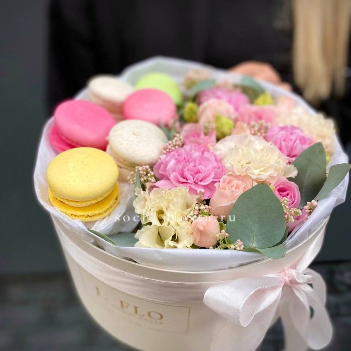 Бокс с макаронс Нежный в Химкие