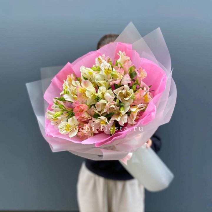 букет альстромерий "Черри" в Химкие