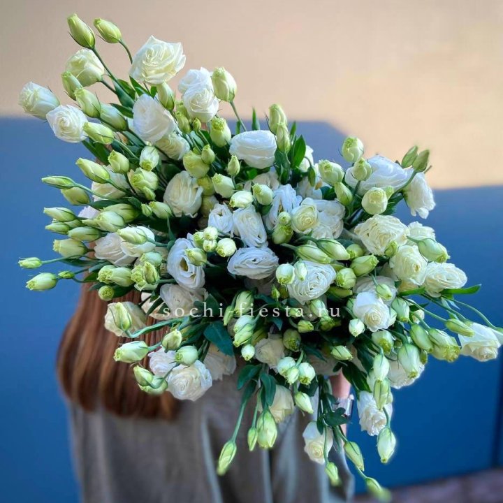 Охапка эустомы в Химкие