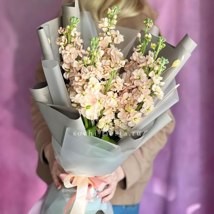 Букет ароматной маттиоллы №2 в Химкие