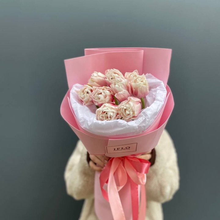 9 нежных тюльпанов в Химкие