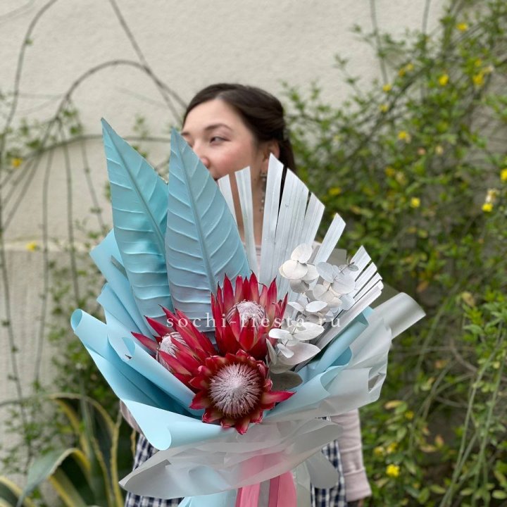 Букет из протеи "Клеопатра-2" в Химкие