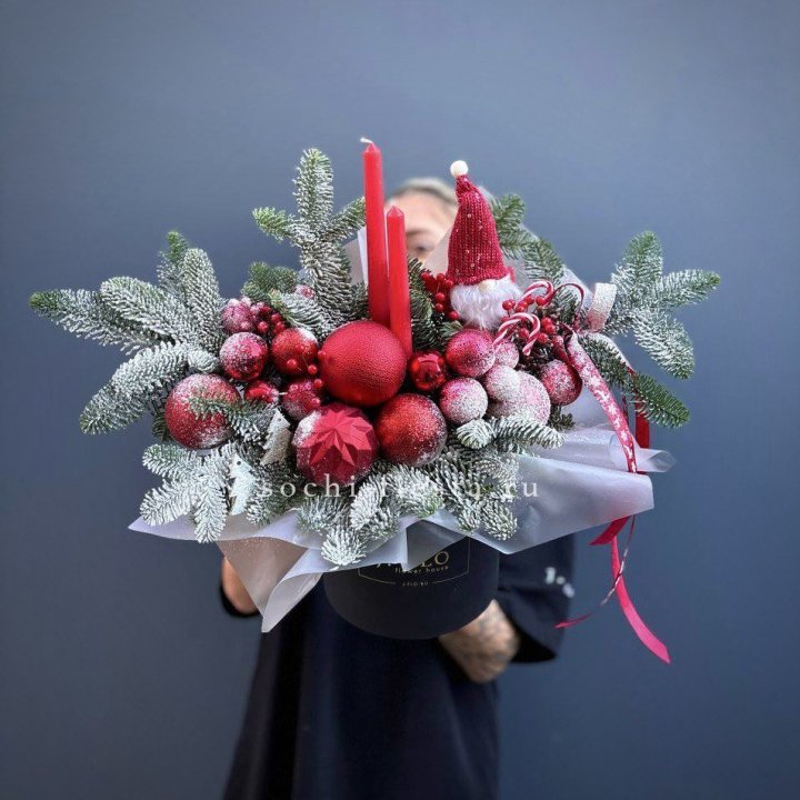 Композиция "Мери крисмас ред" в Химкие