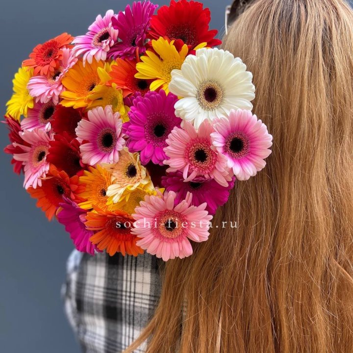 Охапка гербер  в Химкие