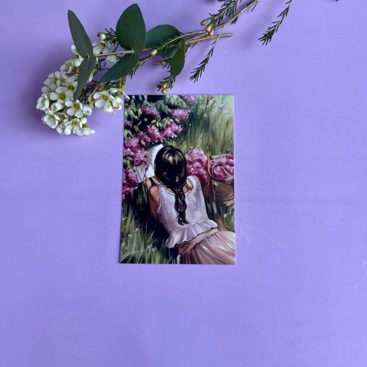 Открытка к букету "Среди пионов" в Химкие