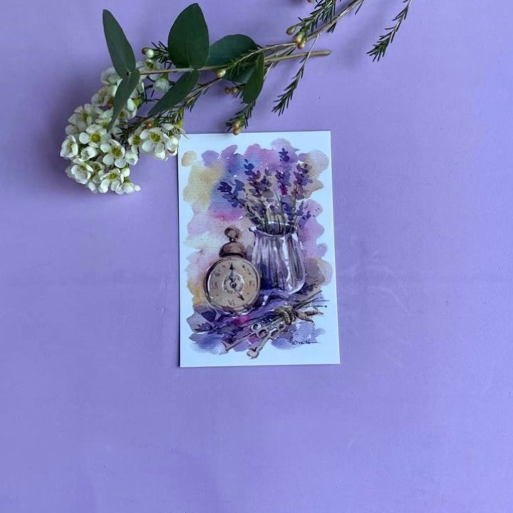 Открытка к букету "Часы" в Химкие